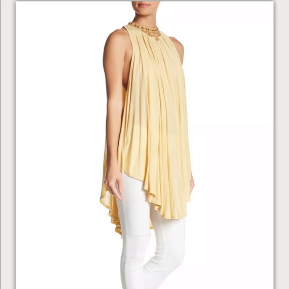 Free People Tops - Free People Sabrina Tunic L Crochet Knit Boho Top